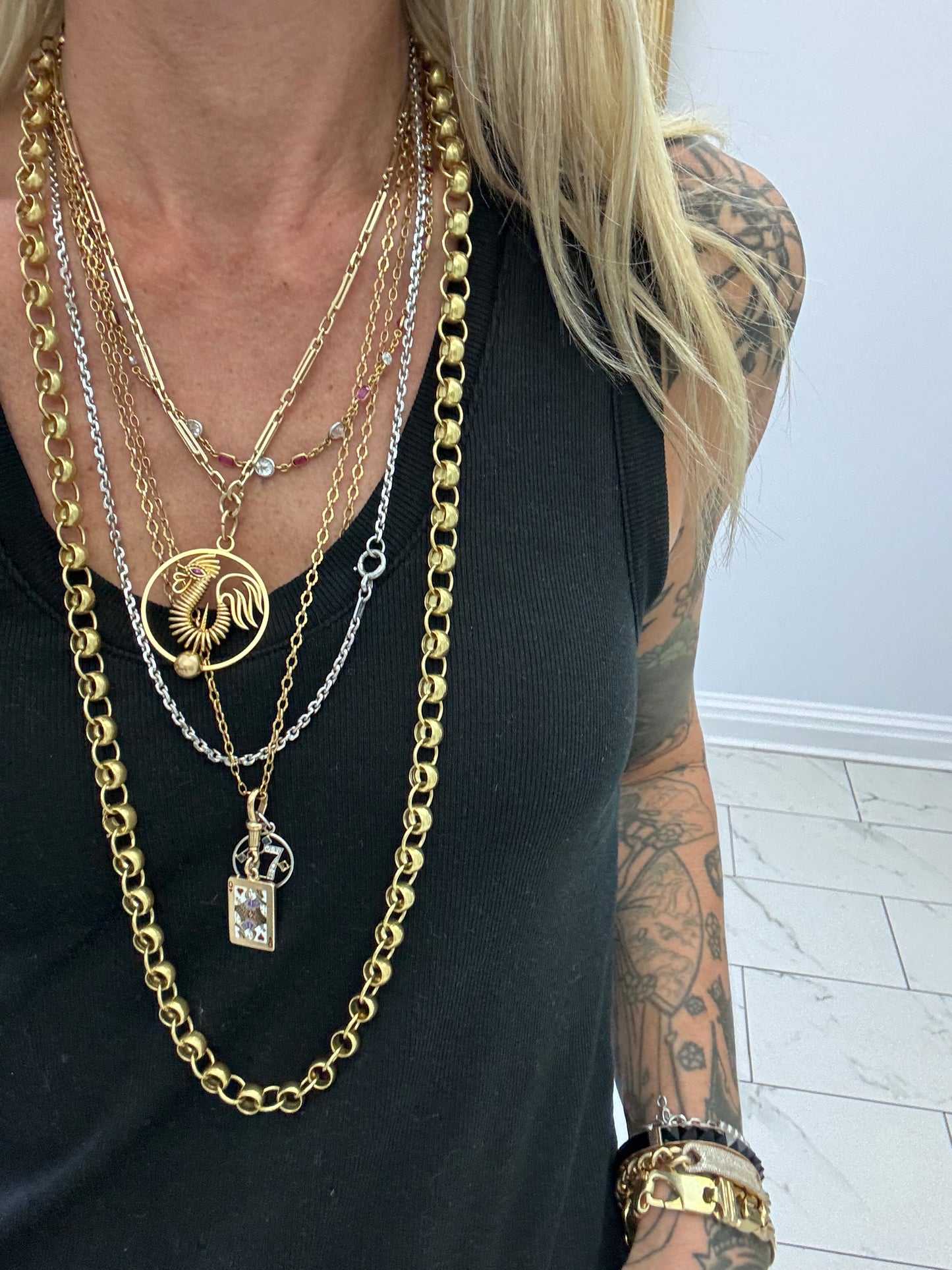 Vintage Cartier Paris 1970's Rooster Pendant