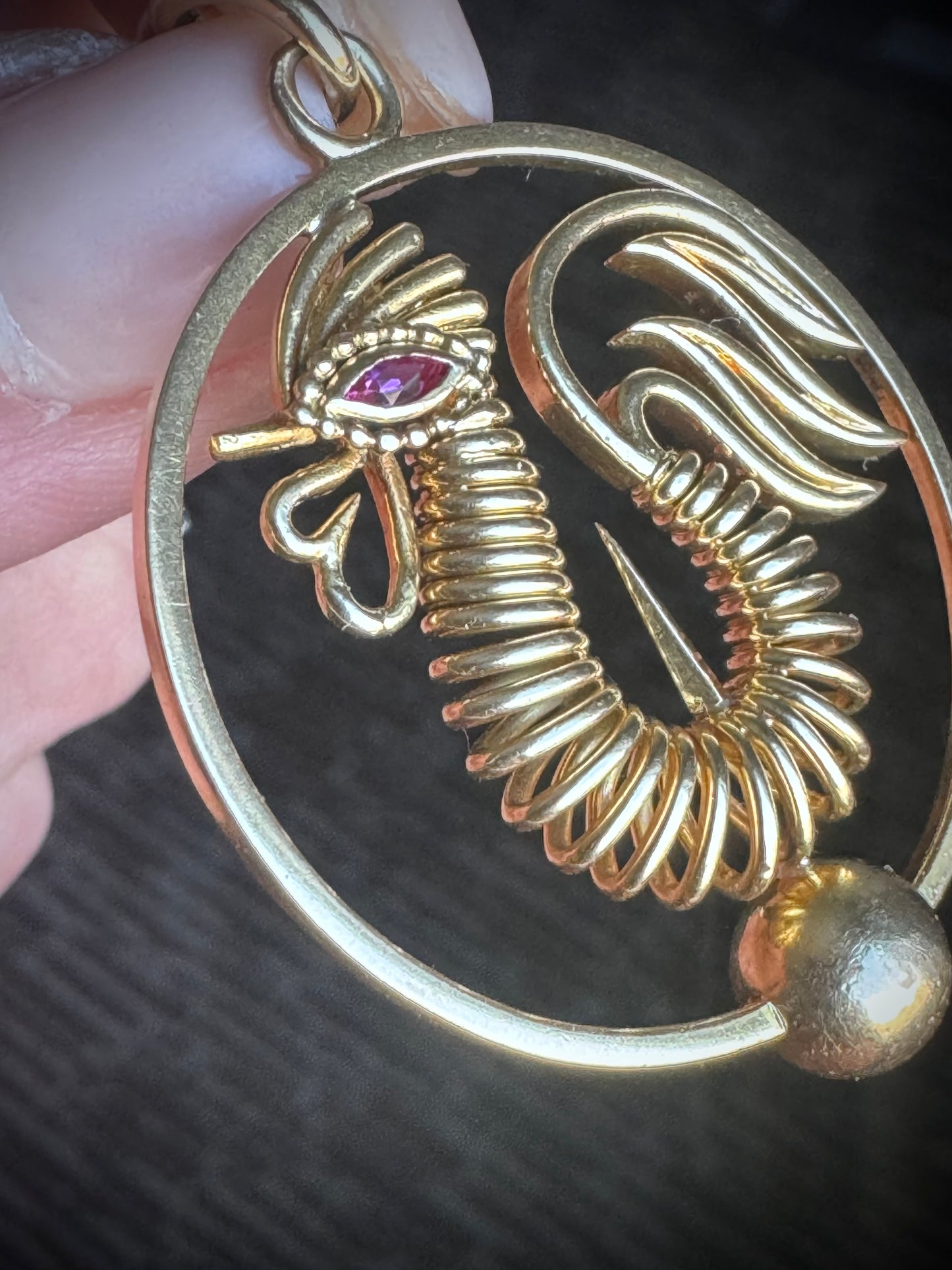 Vintage Cartier Paris 1970's Rooster Pendant