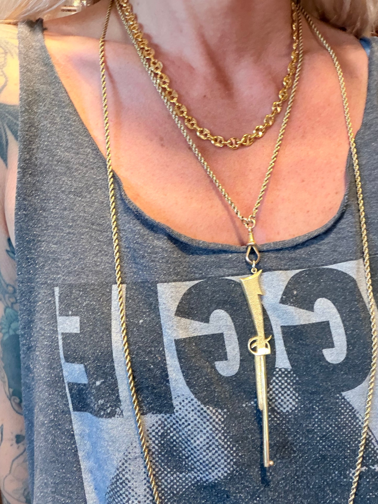 Vintage Rifle Pendant