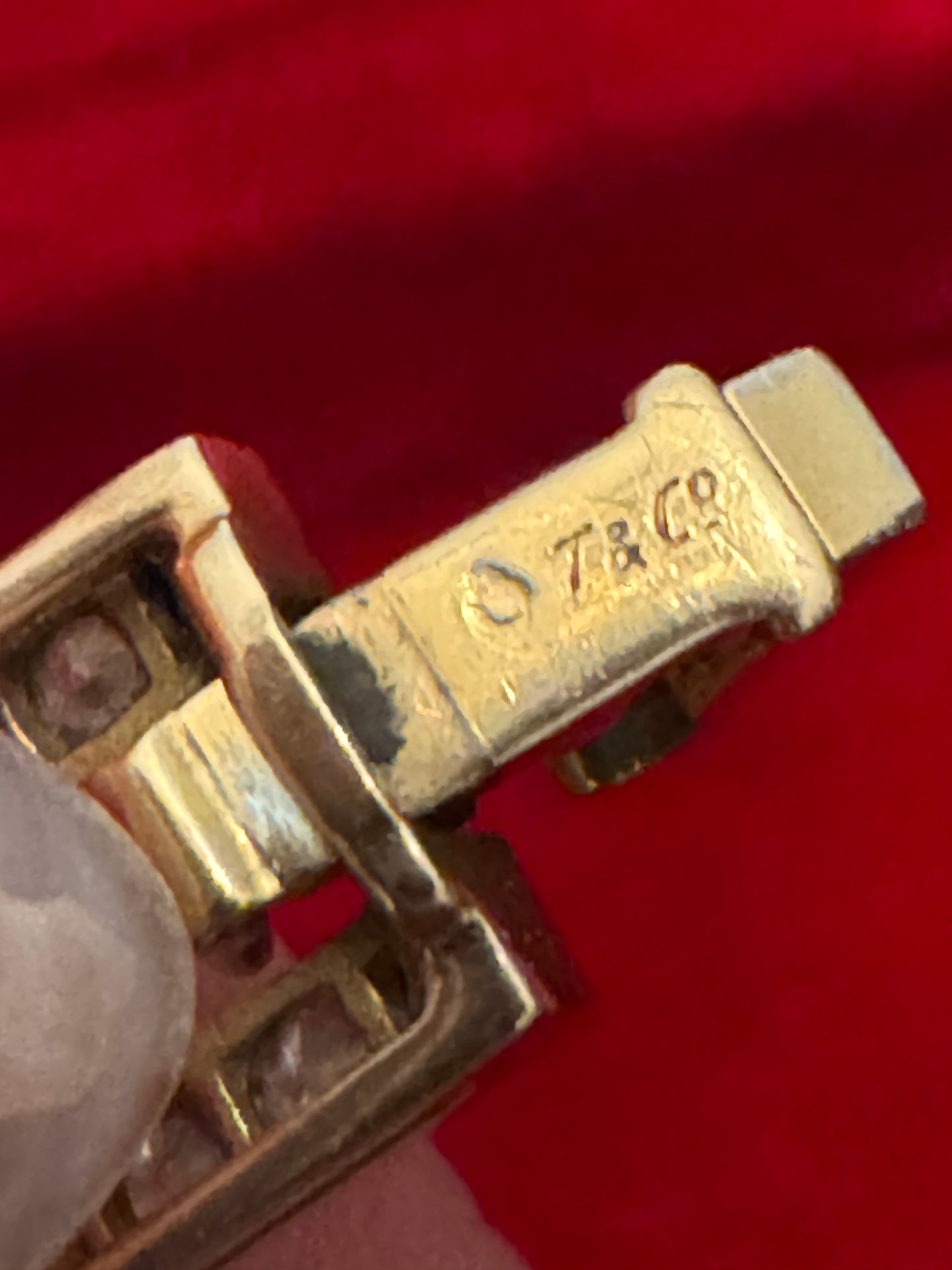 Tiffany 1940s Square Link Diamond Bracelet