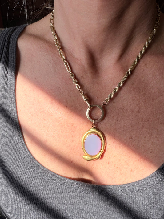 Antique Alternating Rope Chain