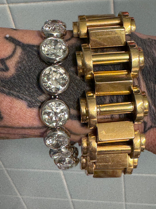 Antique Portuguese Barbell Bracelet