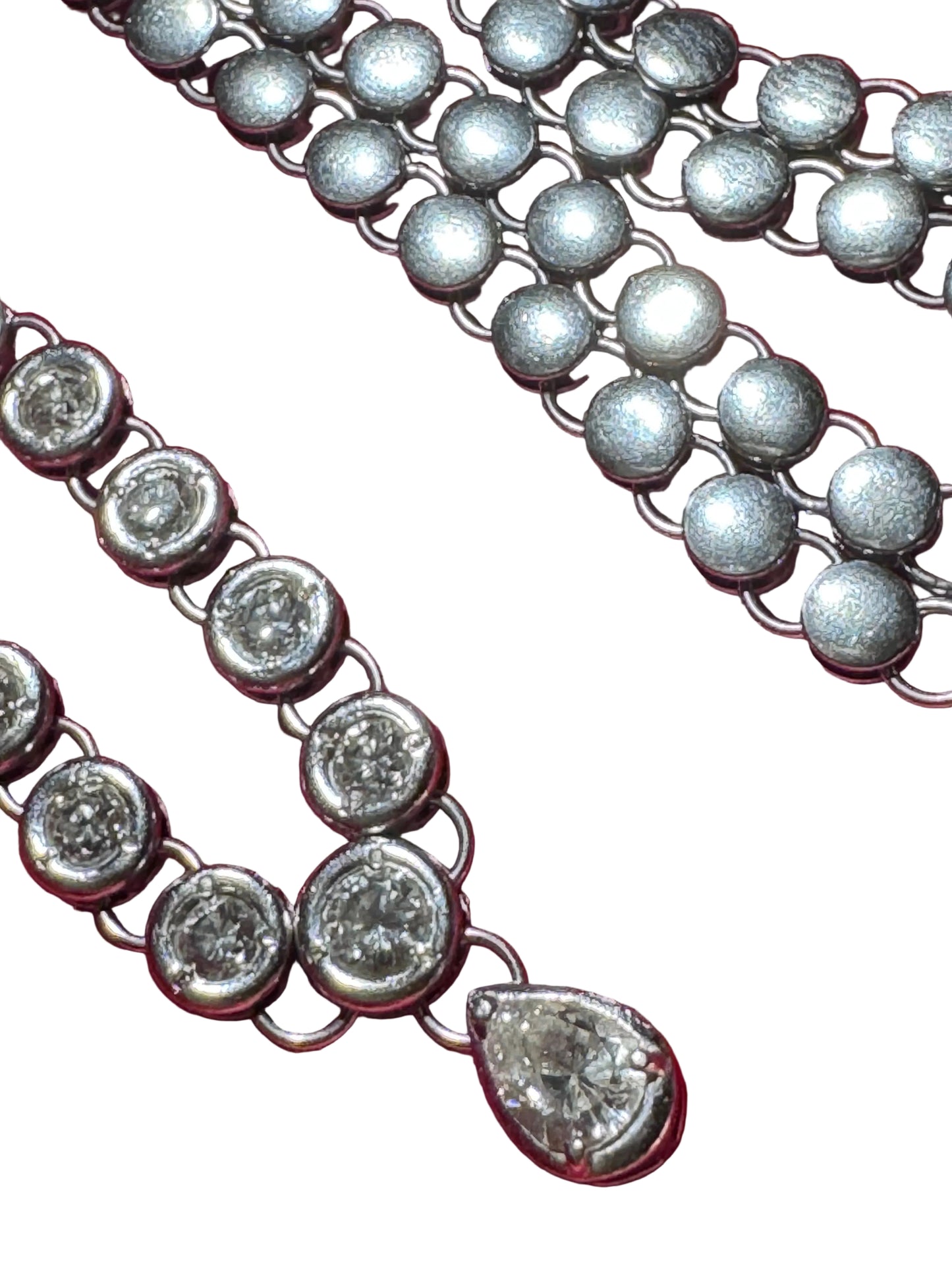 Vintage Diamond Circle Necklace