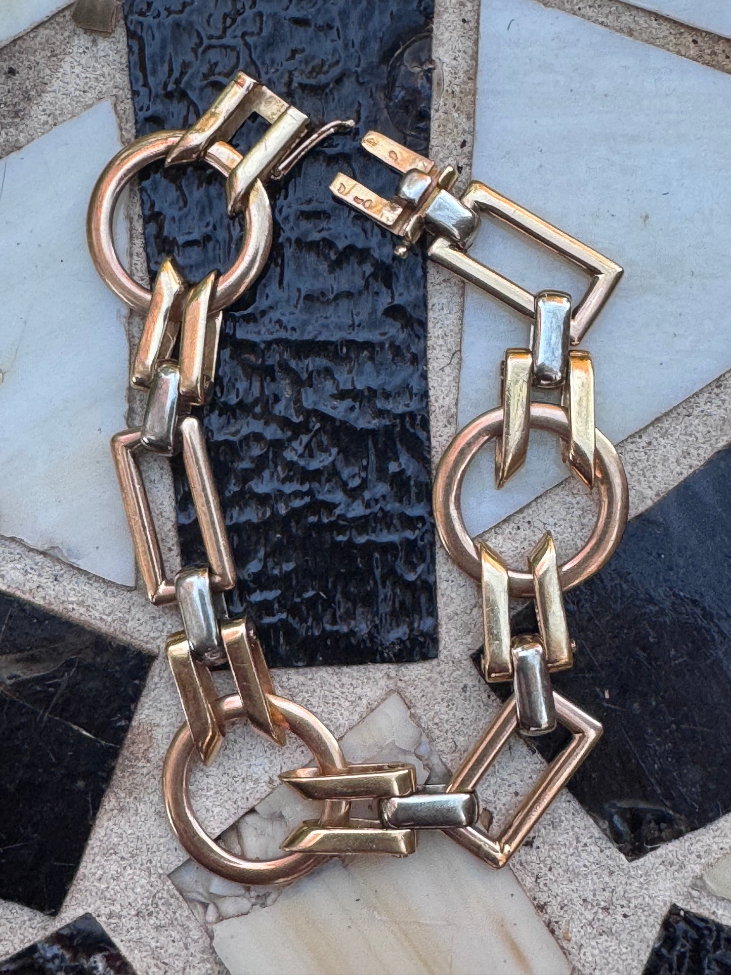 Georges L'Enfant 1970s Geometric Bracelet