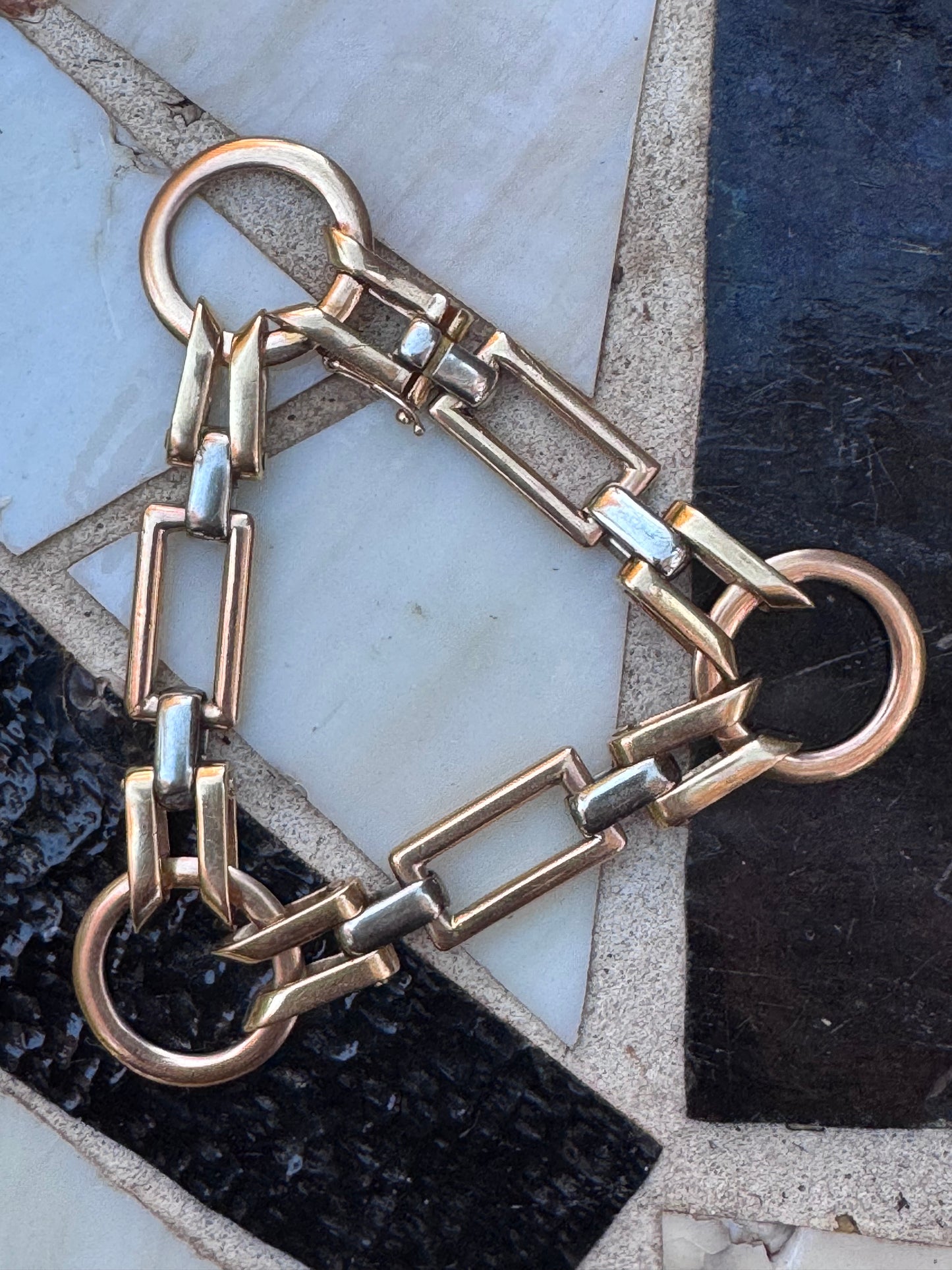 Georges L'Enfant 1970s Geometric Bracelet