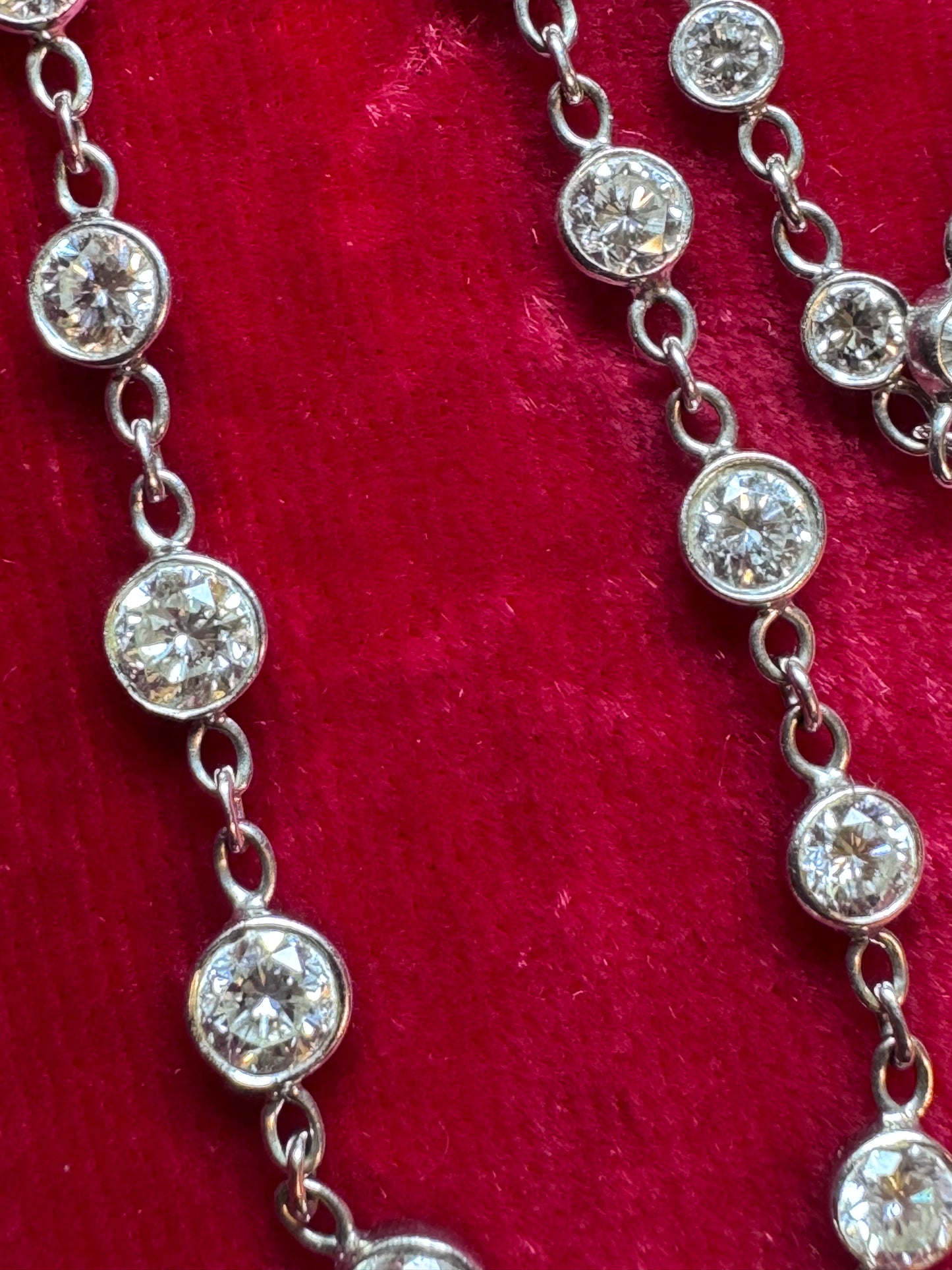 Vintage Diamonds by the Yard Necklace