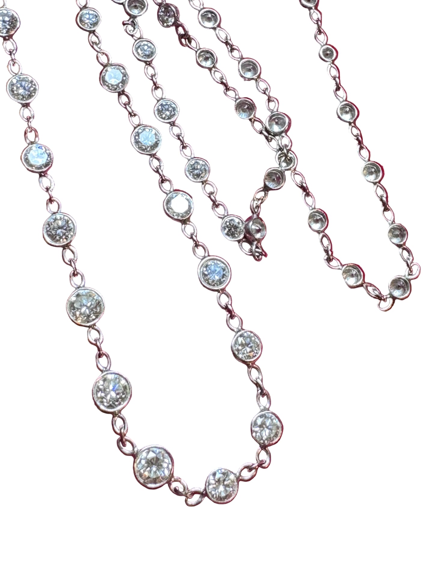 Vintage Diamonds by the Yard Necklace