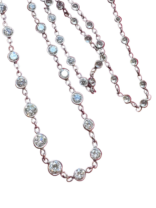 Vintage Diamonds by the Yard Necklace