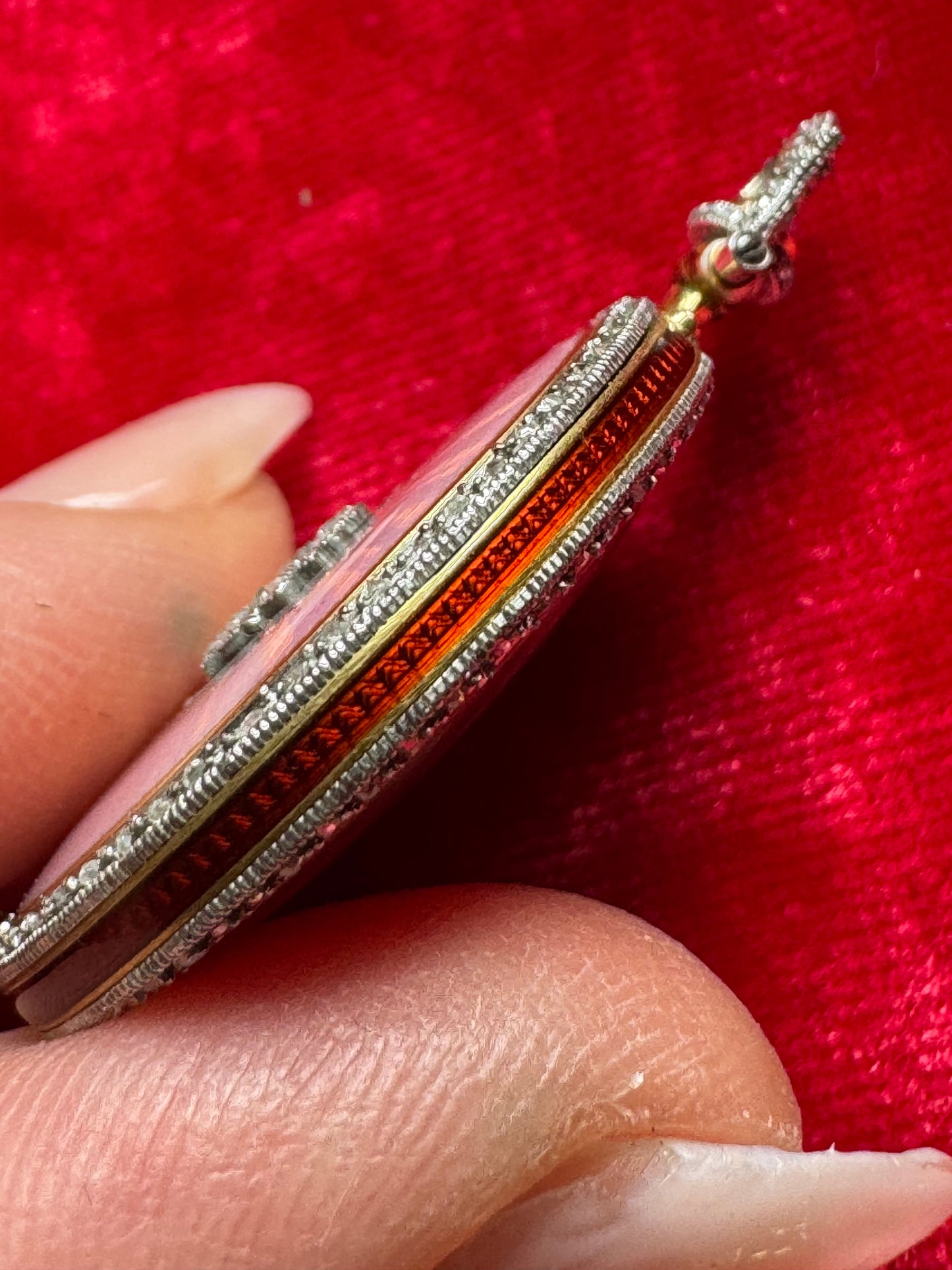 Chaumet Art Deco Enamel and Diamond Watch