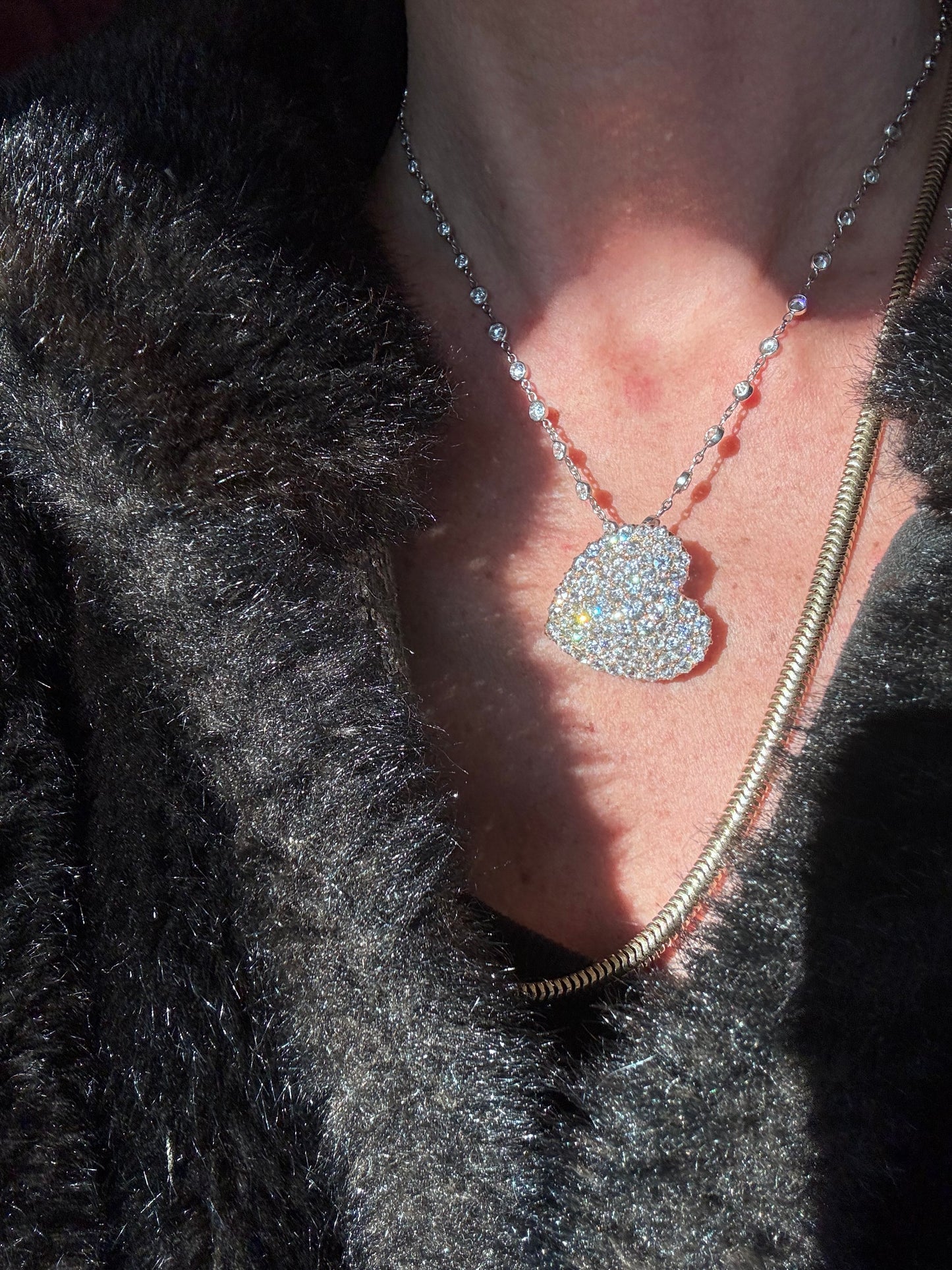 Vintage Diamonds by the Yard Necklace