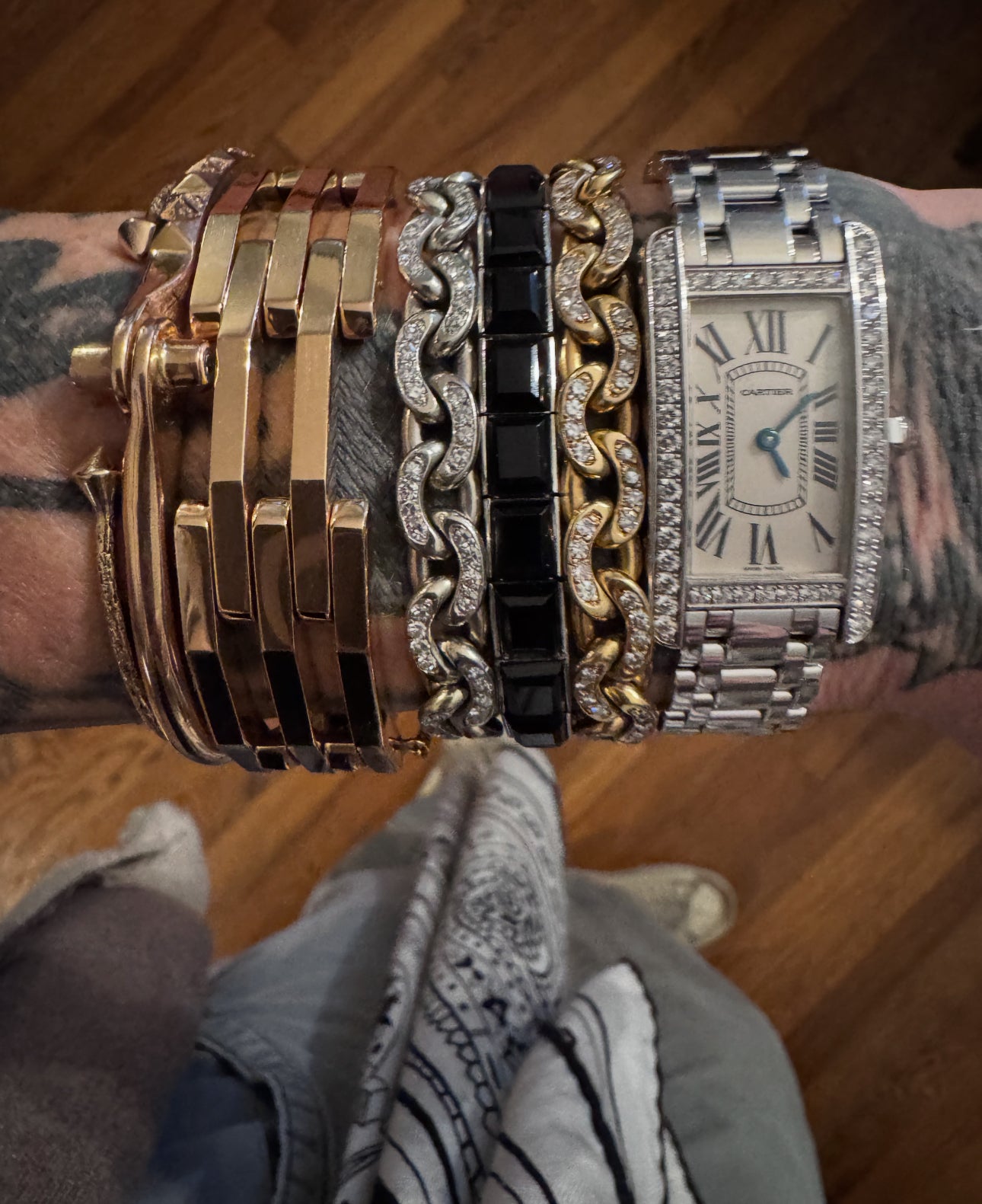 Vintage Retro Slant Bracelet