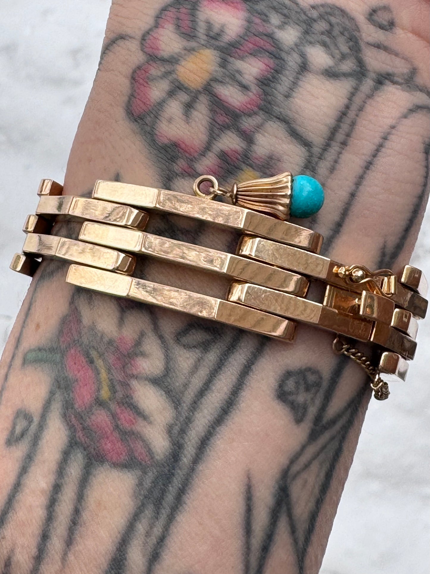 Vintage Retro Slant Bracelet
