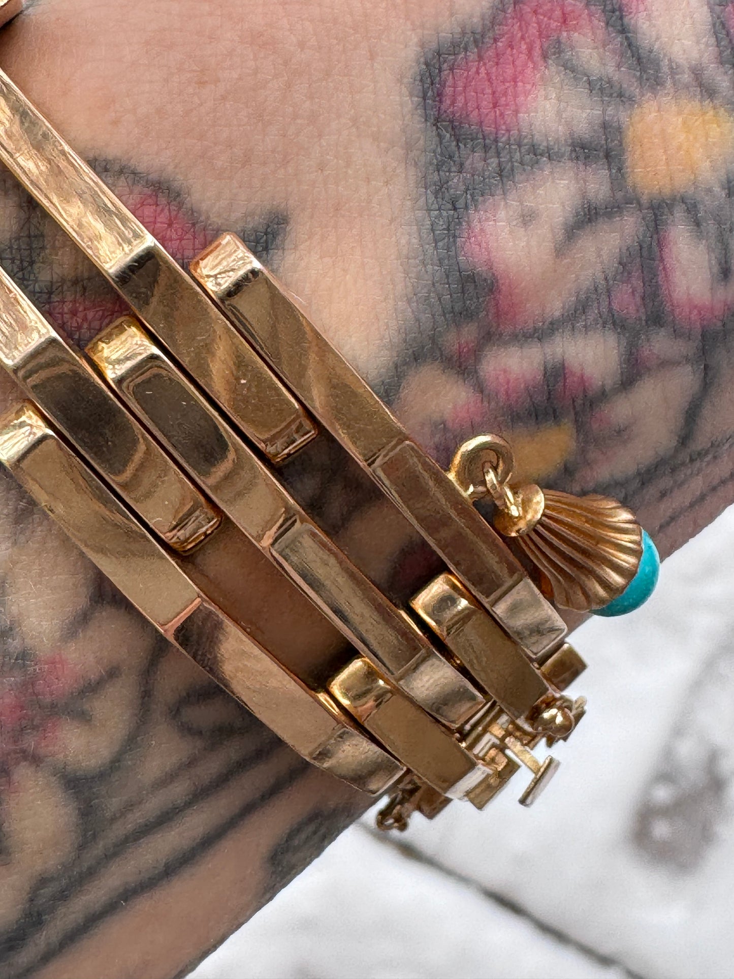 Vintage Retro Slant Bracelet