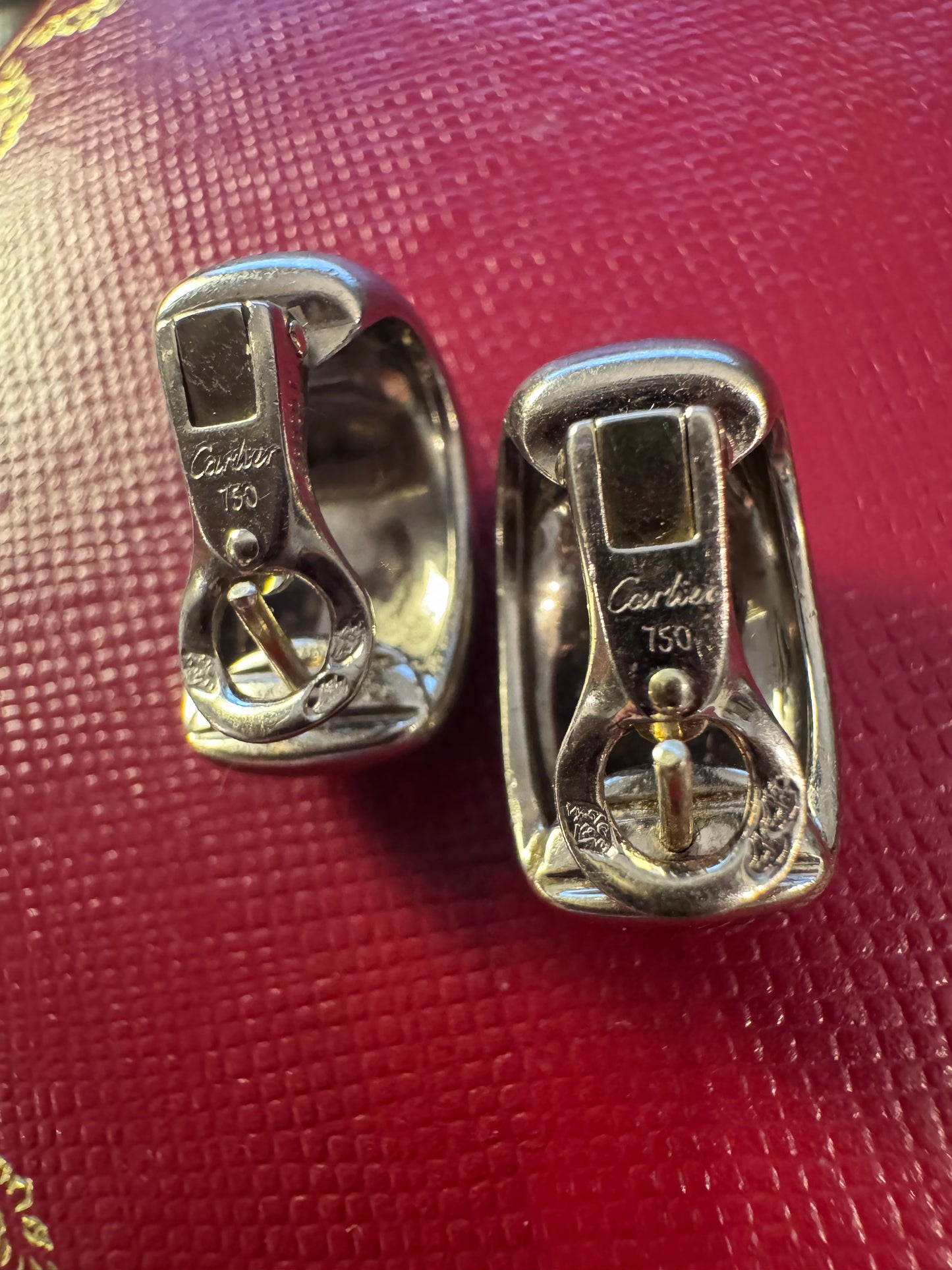 Cartier Omega Back Earrings