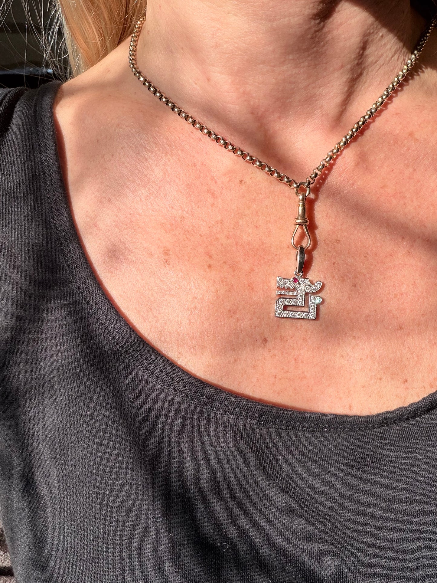 Cartier Diamond Le Baiser du Dragon Pendant