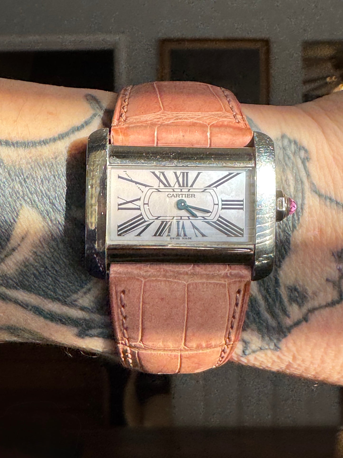 2002 Cartier Tank Divan Watch Model 2599