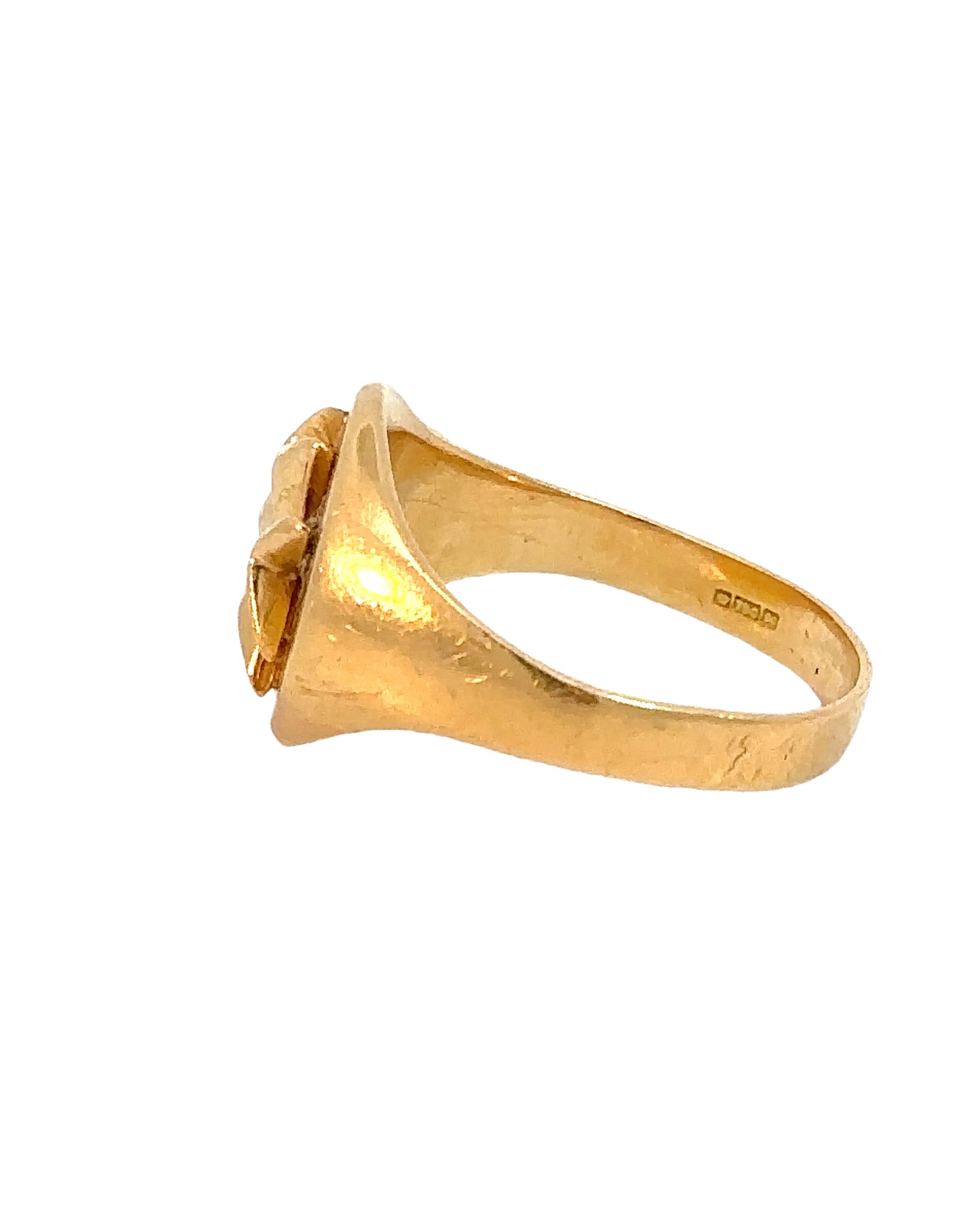 Vintage Maltese Cross Signet Ring