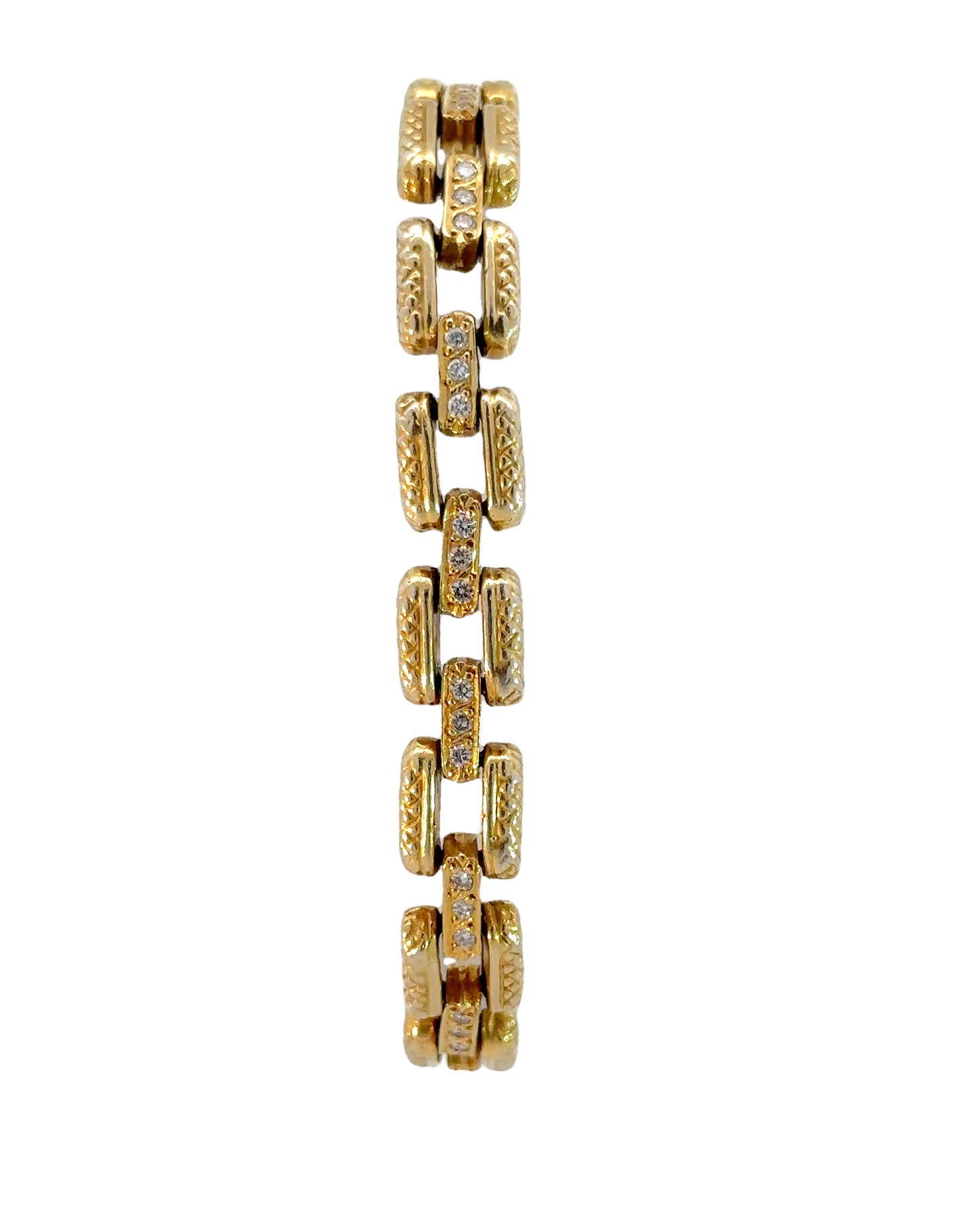 Vintage Judith Ripka 18k Diamond Bracelet