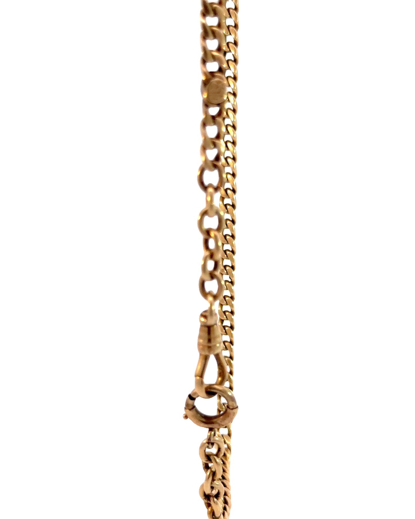 Antique 14k Yellow Gold Watch Chain Circa 1913