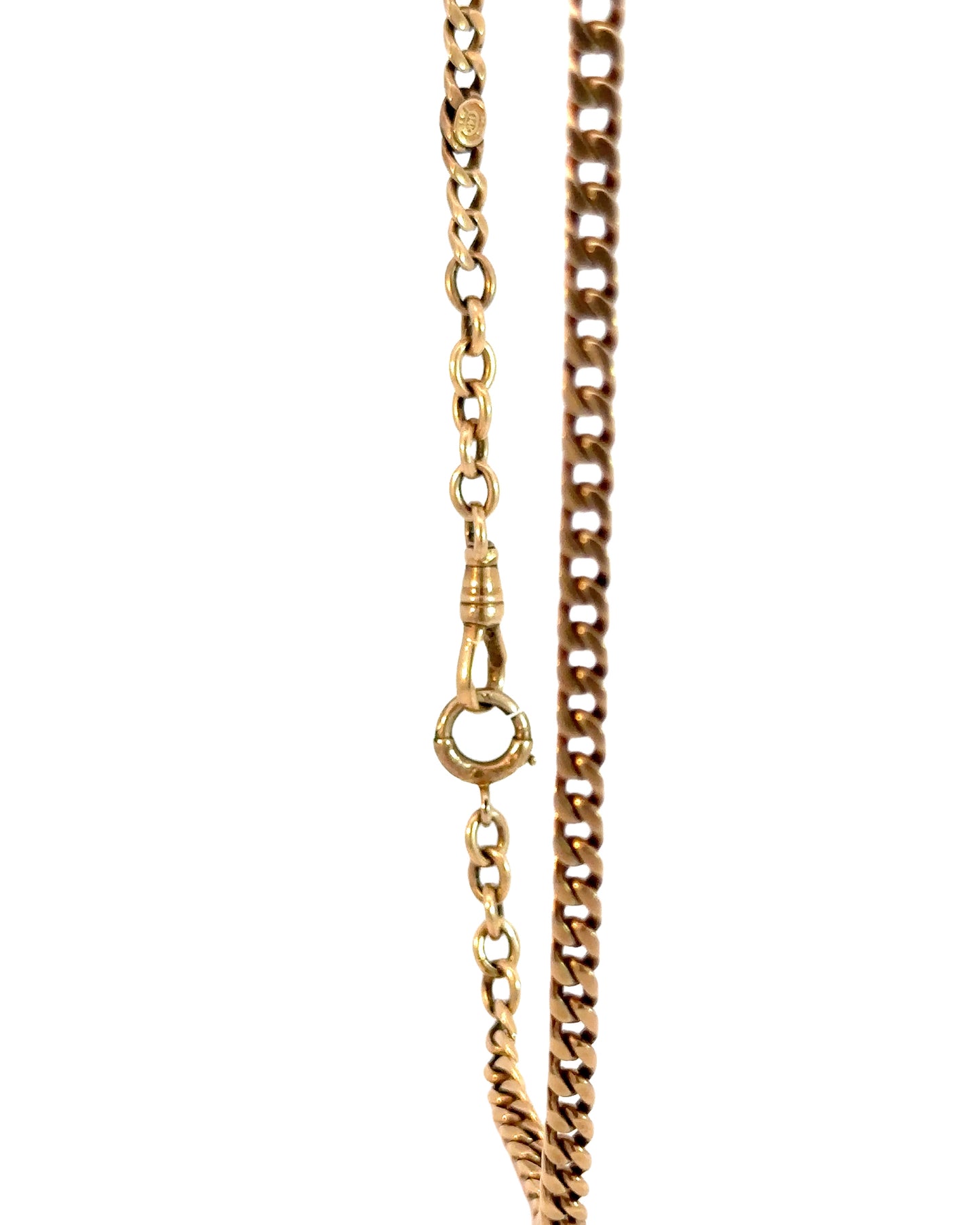 Antique 14k Yellow Gold Watch Chain Circa 1913