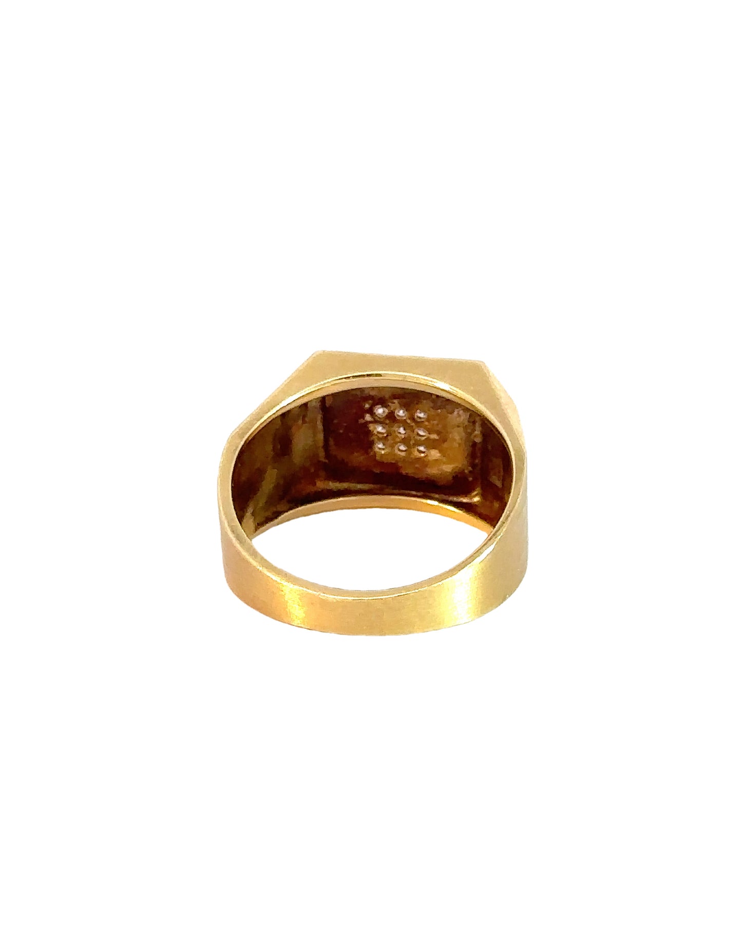 Vintage Cellini 18k Yellow Gold Diamond Ring