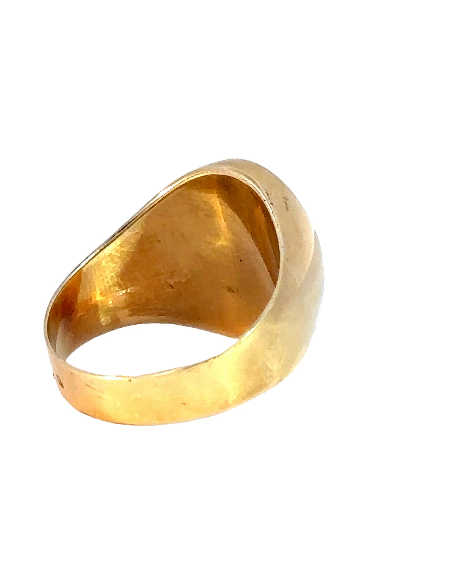 Vintage 18k Yellow Gold Signet Ring