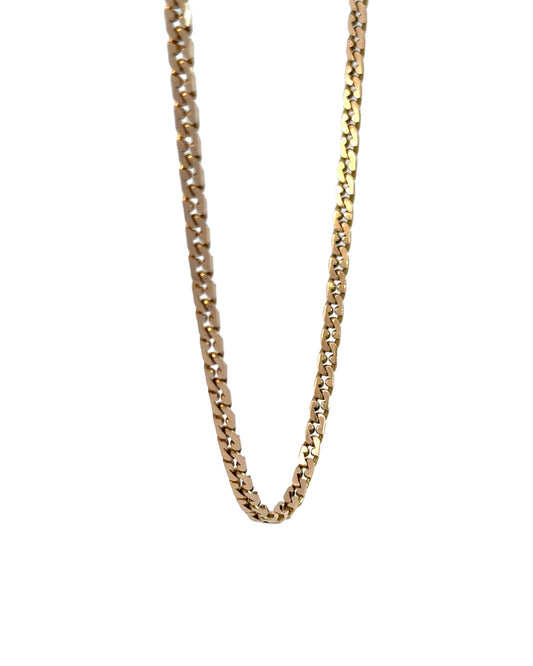 Vintage 14k Yellow Gold Puzzle Link Chain