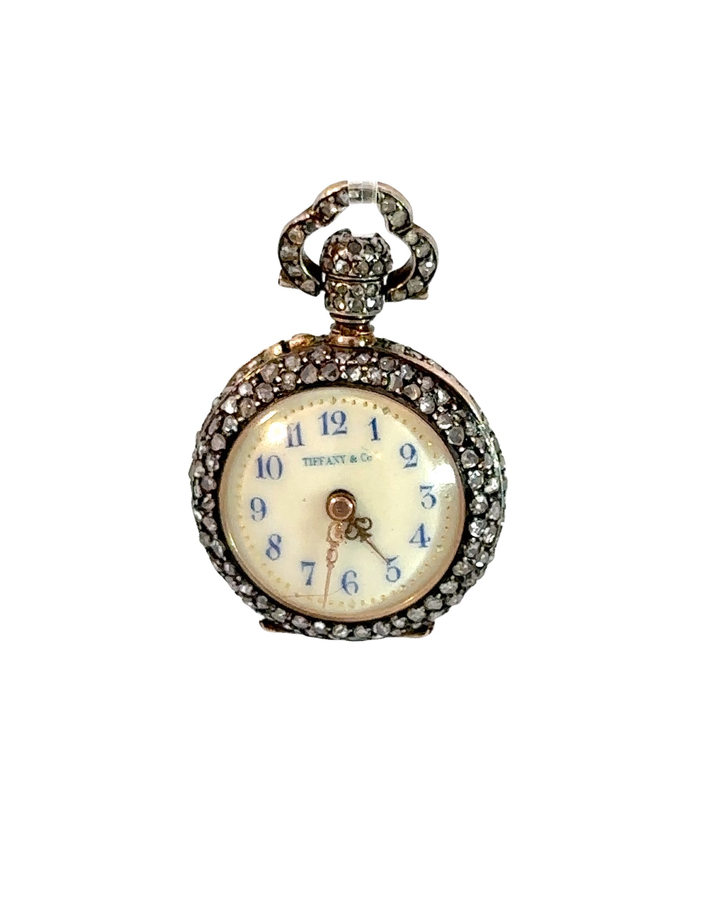 Antique Tiffany and Co. Diamond Ladies Dress Pocket Watch