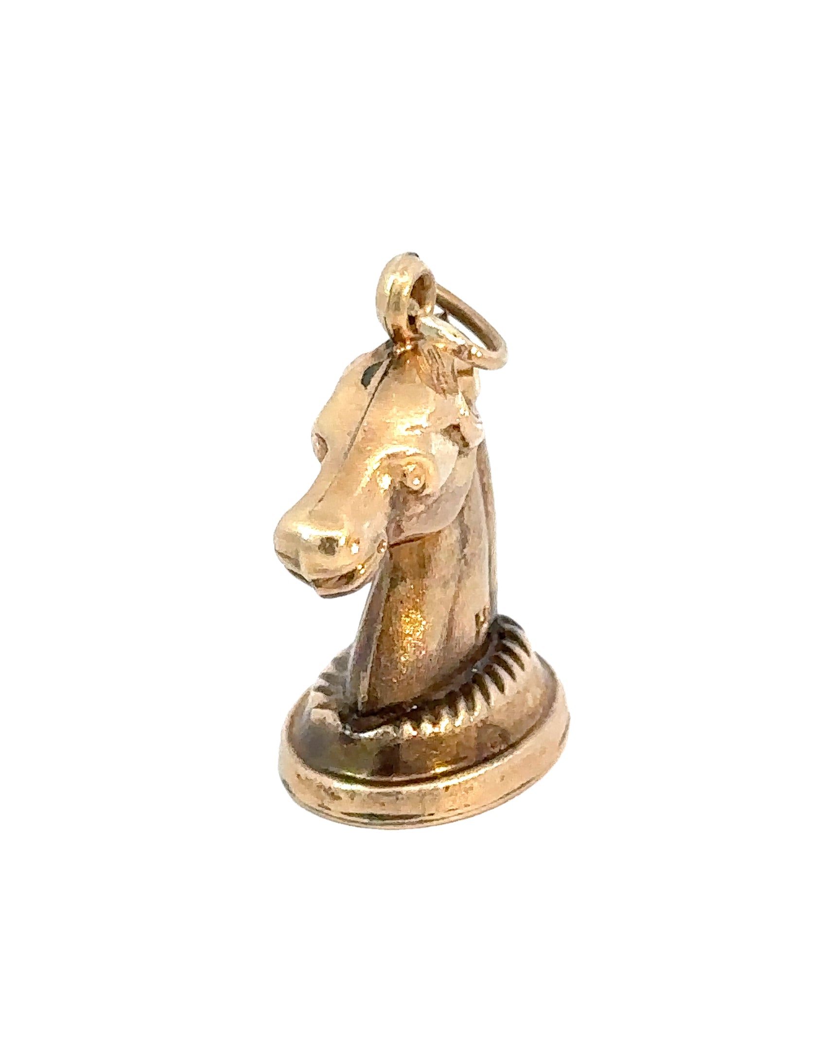 Vintage Figural 14k Horse Head Knight Chess Piece Pendant – Estate