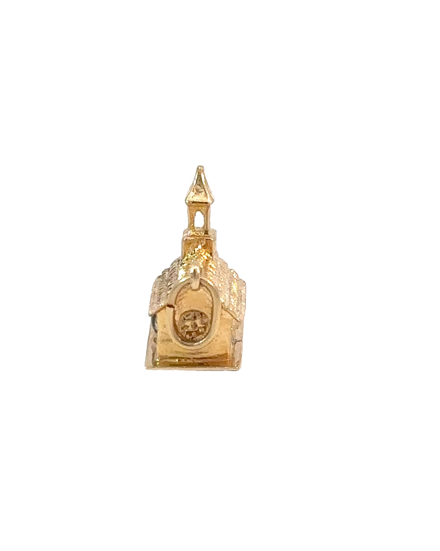 Vintage 14k Yellow Gold Stanhope Church Charm