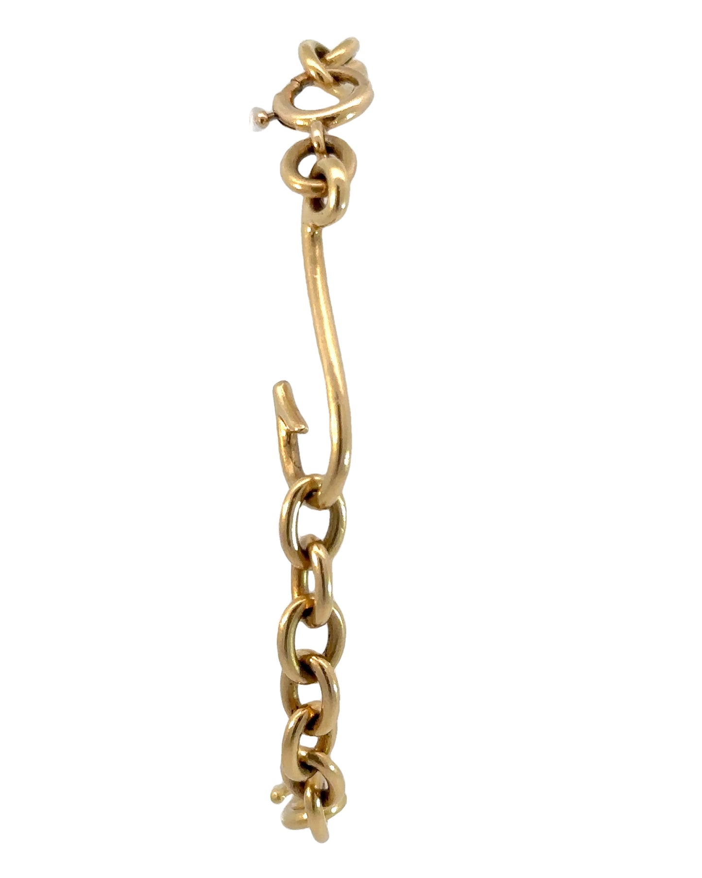 Estate 18k Fishhook Link Bracelet