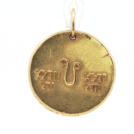 SOLD - Van Cleef and Arpels x Georges Lenfant Leo Zodiac Pendant, circa 1970