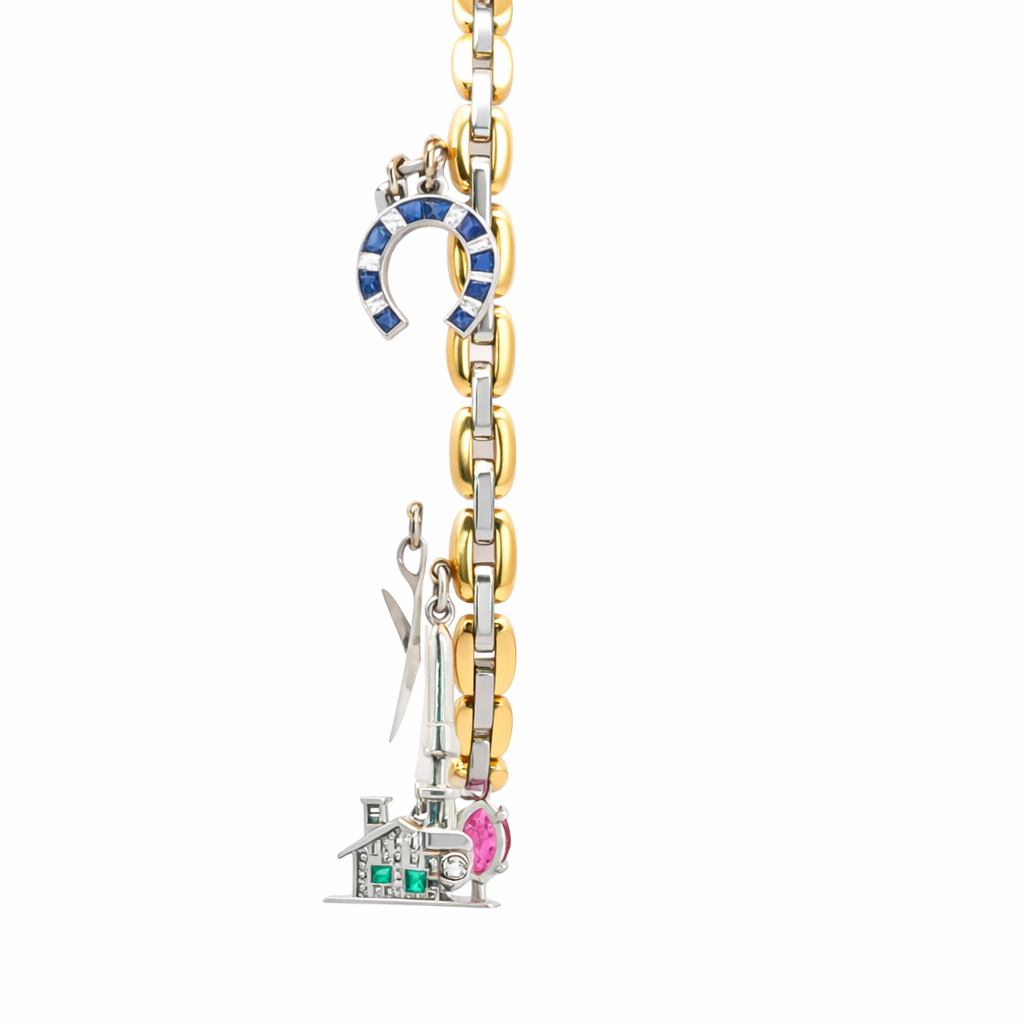 Art Deco Cartier Charm Bracelet