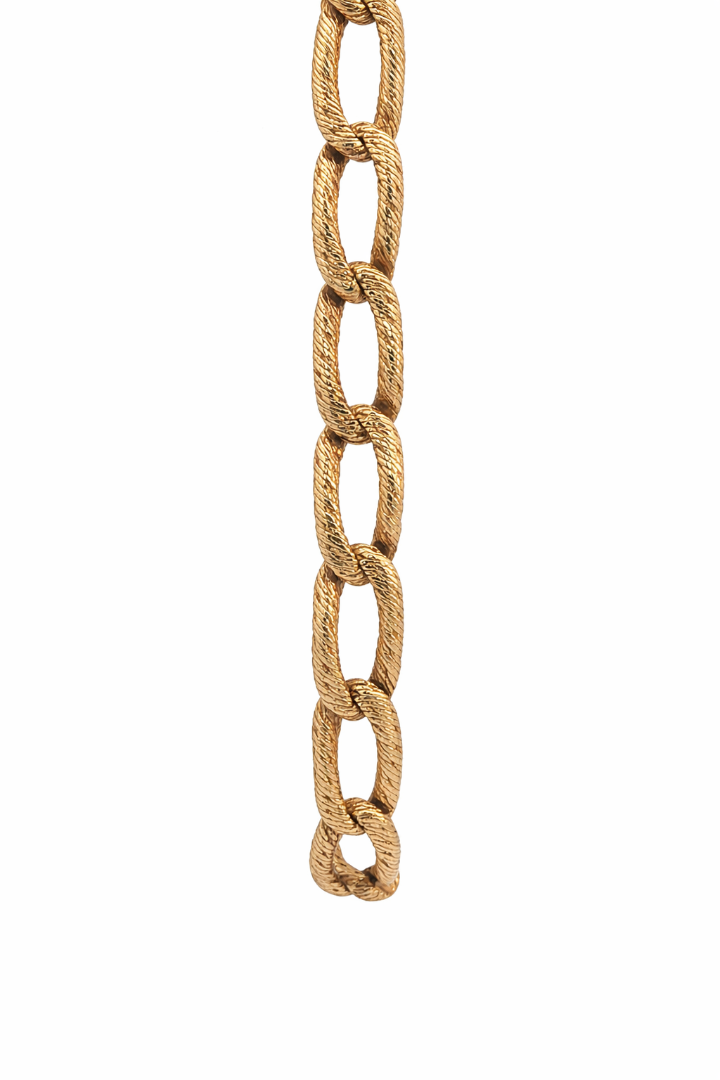 Vintage Van Cleef and Arpels Textured Link Bracelet