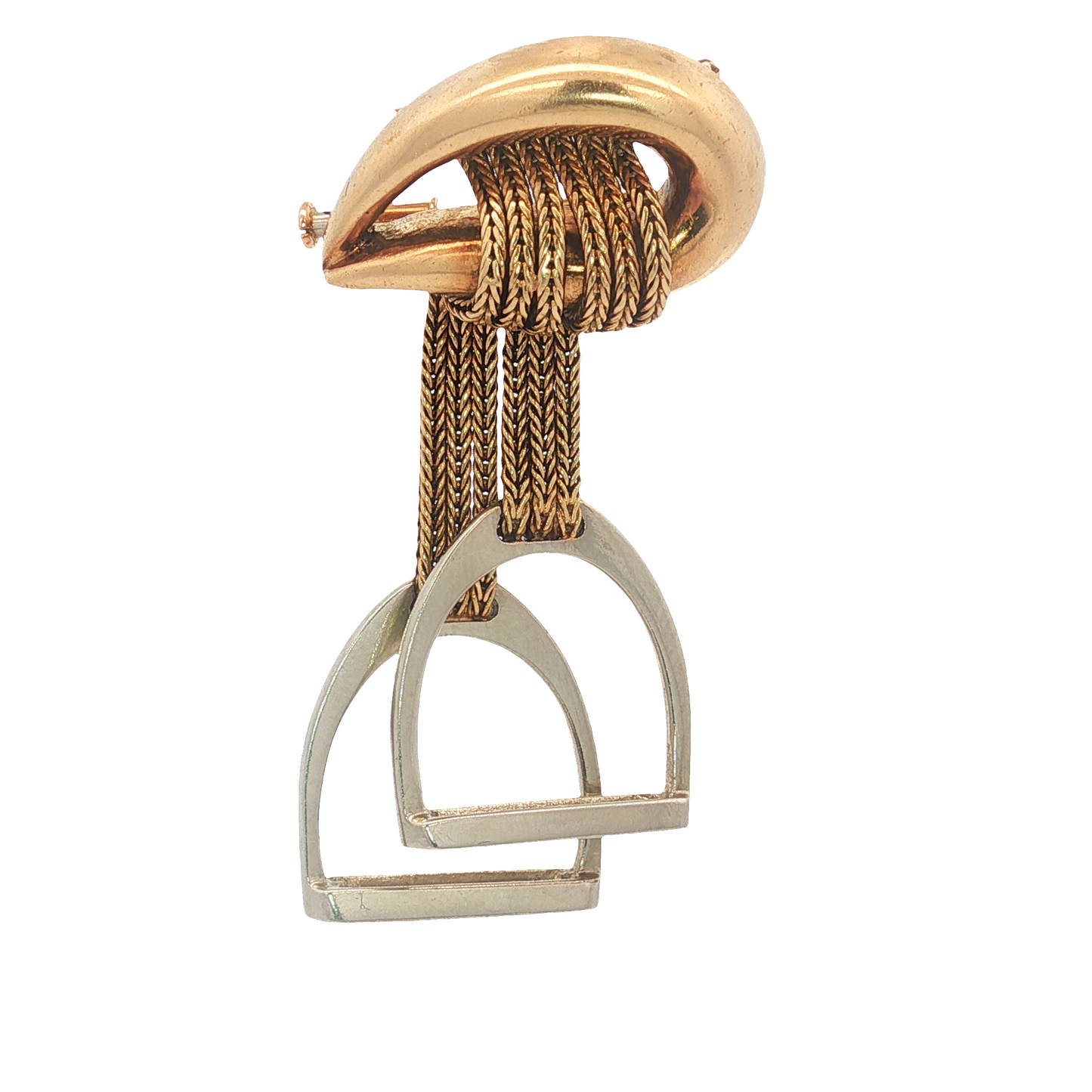 Vintage Hermès Horsebit Brooch