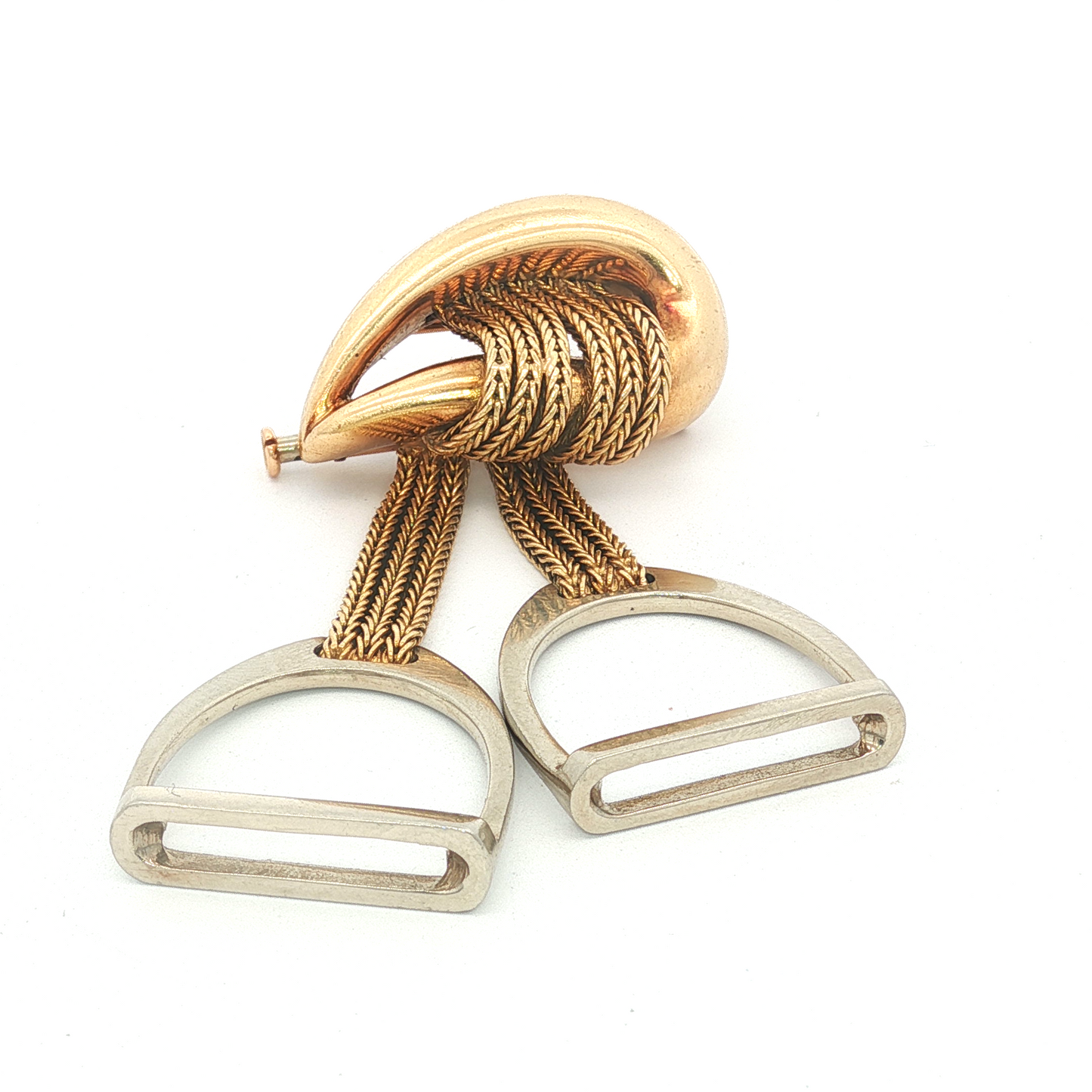 Vintage Hermès Horsebit Brooch