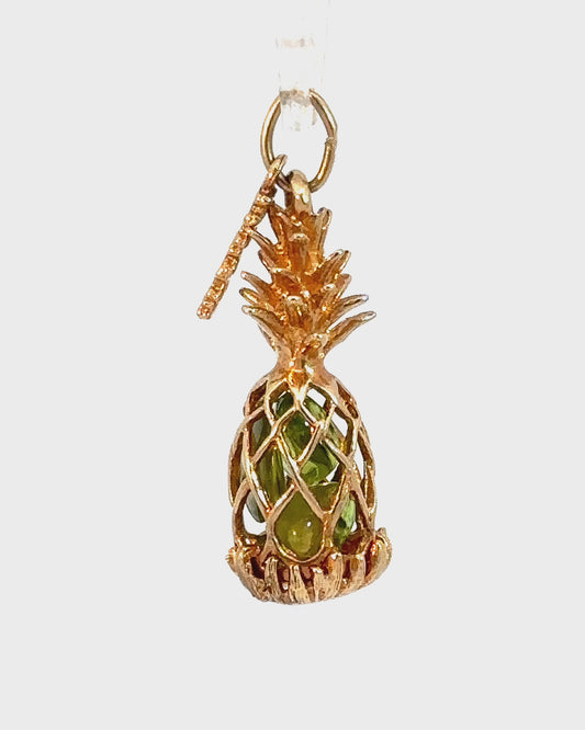 Estate Hawaii Pineapple Charm