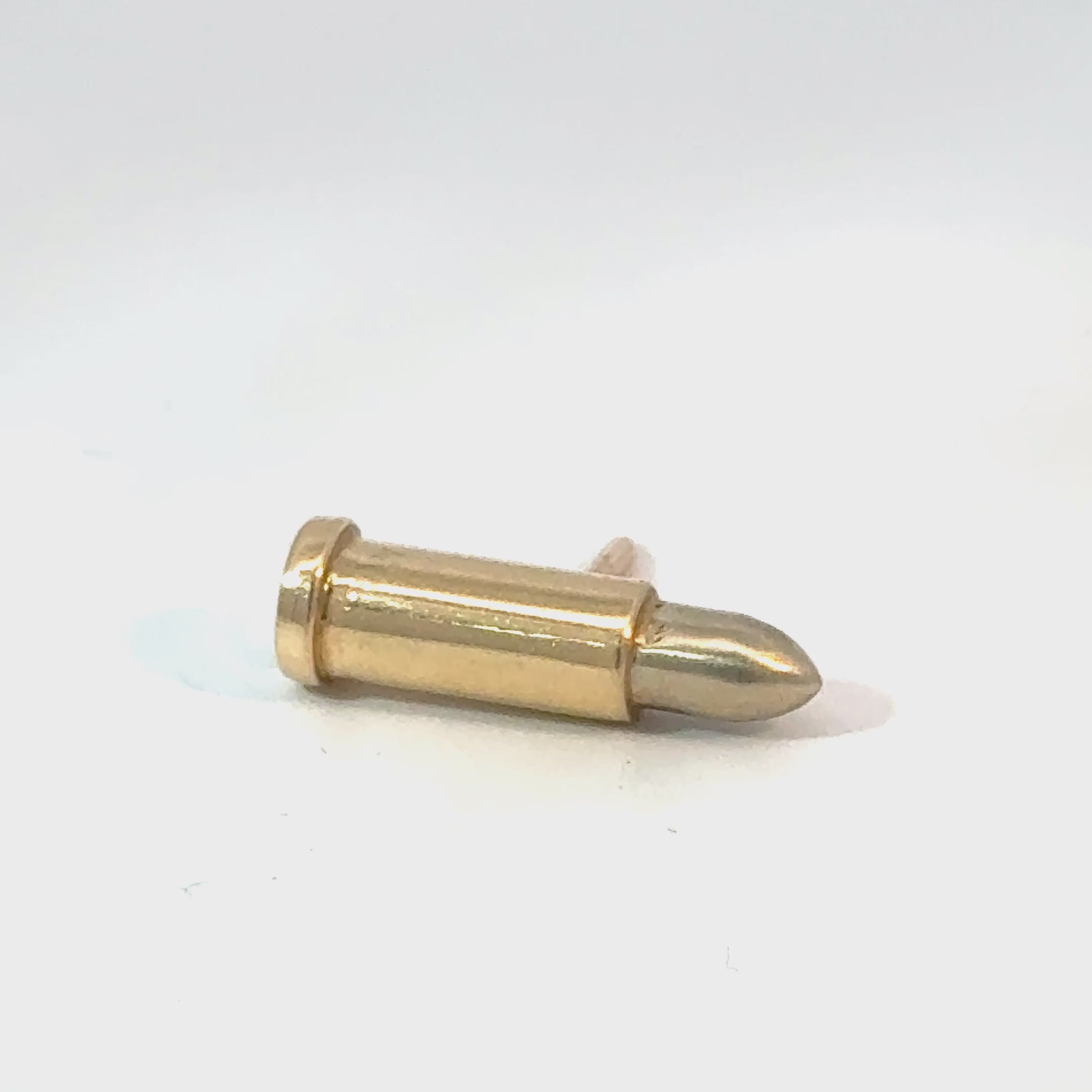 Vintage 14k and Diamond Bullet Pin – Estate Jewelry Mama