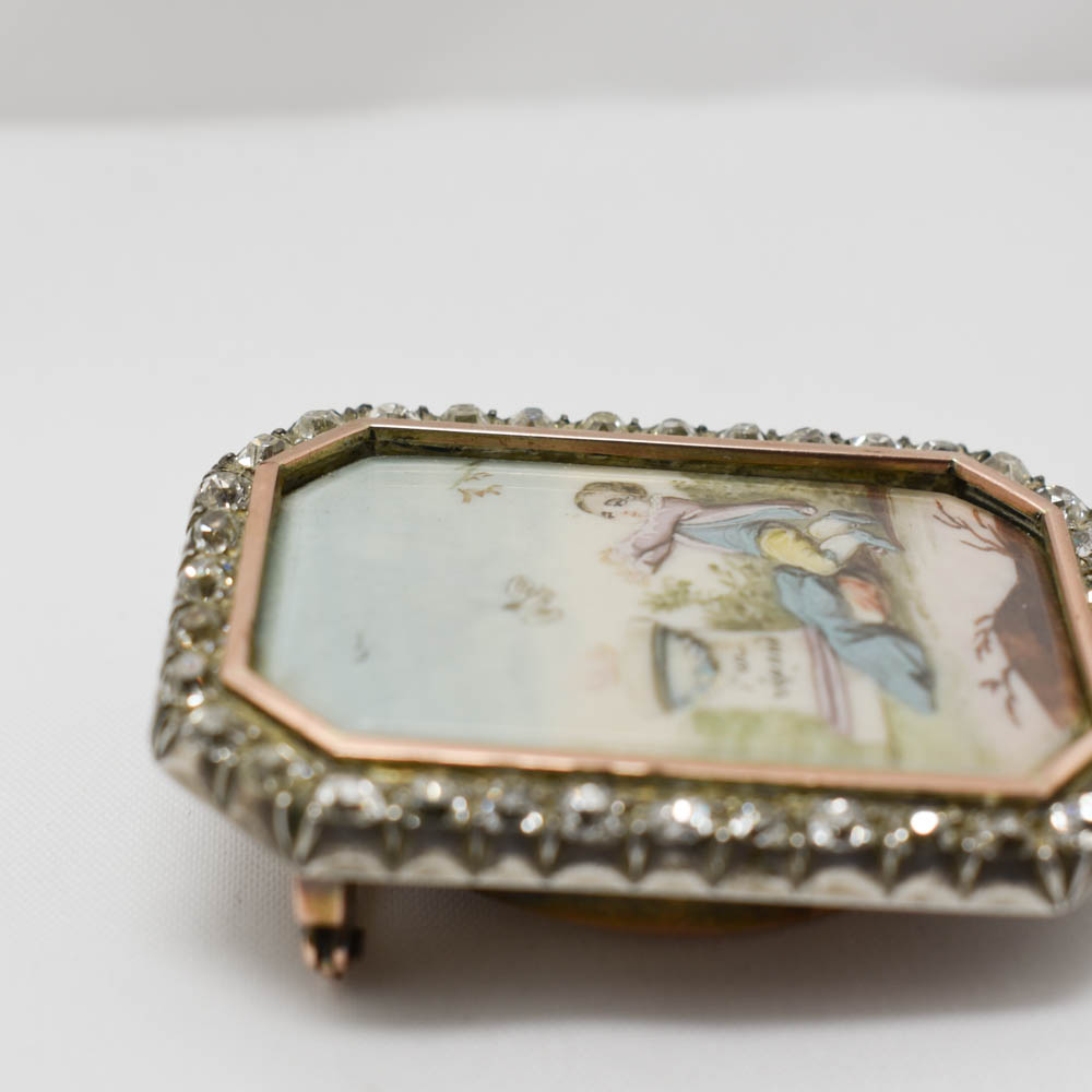 Antique French Music Box Brooch | EJ Mama